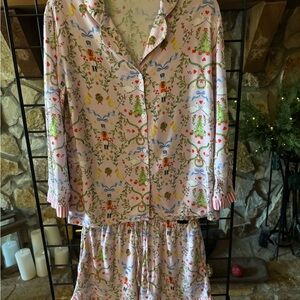 Christmas Print Women's Pajama Set